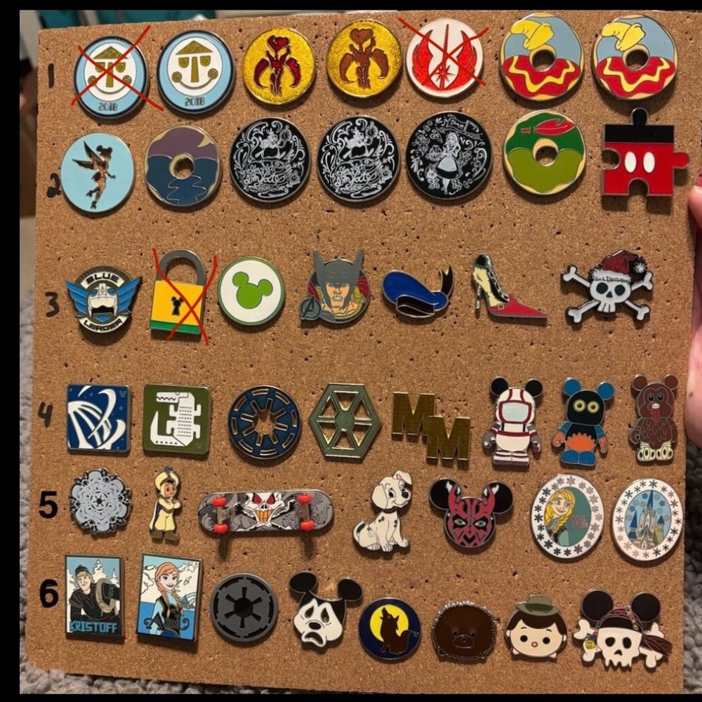Disney Pins 5/$20